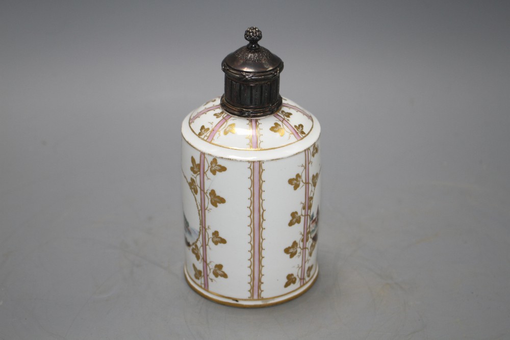 An early 19th century Continental porcelain scent bottle